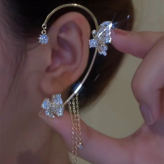 Diamond Butterfly Flowers Without Earhole Tassels
